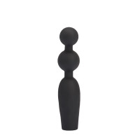 Анальна пробка CHISA Black Mont Vibrating Booty Beads з вібруючими бусинами
