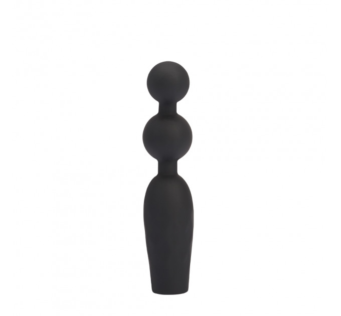 Анальная пробка CHISA Black Mont Vibrating Booty Beads с вибрирующими бусинами
