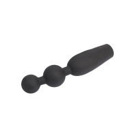 Анальна пробка CHISA Black Mont Vibrating Booty Beads з вібруючими бусинами