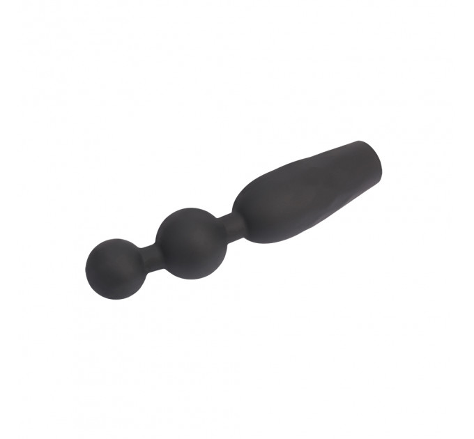 Анальная пробка CHISA Black Mont Vibrating Booty Beads с вибрирующими бусинами