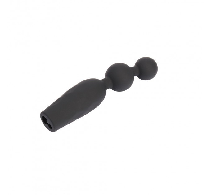 Анальная пробка CHISA Black Mont Vibrating Booty Beads с вибрирующими бусинами