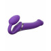 Безремневий страпон з вібрацією, Strap On Me-Strapless Vibrating, фіолетовий, 19 х 3.7 см