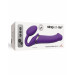 Безремневий страпон з вібрацією, Strap On Me-Strapless Vibrating, фіолетовий, 19 х 3.7 см