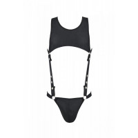 Боді чоловіче Passion ADAM 056 Black L/XL