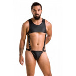 Боді чоловіче Passion ADAM 056 Black L/XL