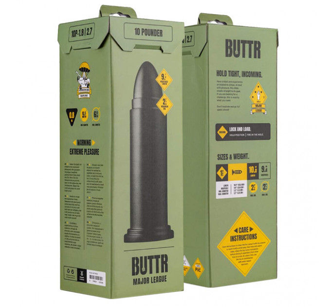 Великий анальний плаг для фістингу BUTTR Pounder Dildo