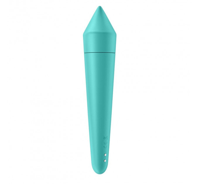 Мощная вибропуля с функцией управления с смартфона Satisfyer Ultra Power Bullet 8, бирюзовый