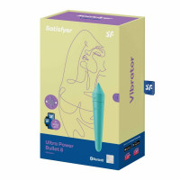 Потужна віброкуля з функцією керування зі смартфона Satisfyer Ultra Power Bullet 8, бірюзовий