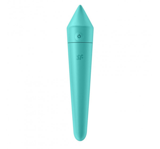 Мощная вибропуля с функцией управления с смартфона Satisfyer Ultra Power Bullet 8, бирюзовый