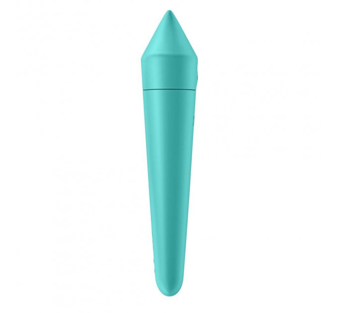 Мощная вибропуля с функцией управления с смартфона Satisfyer Ultra Power Bullet 8, бирюзовый