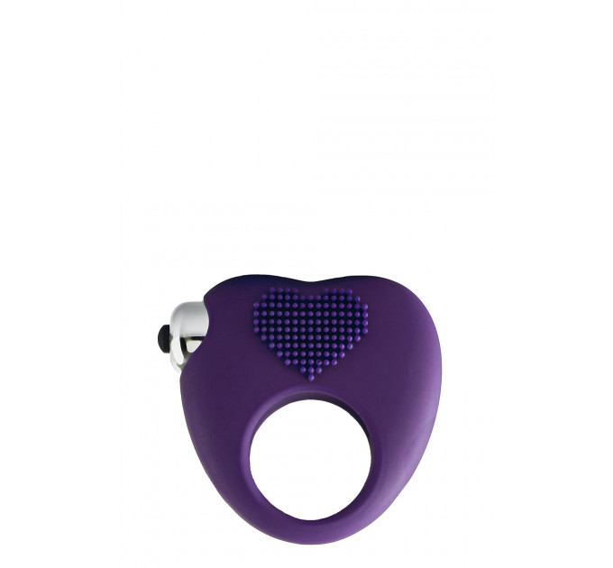 Ерекційне кільце з вібрацією Dream Toys FLIRTS COCKRING PURPLE