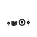 Ерекційна насадка Stay Hard Beef Ball Stretcher Snug чорна, 3.8 см