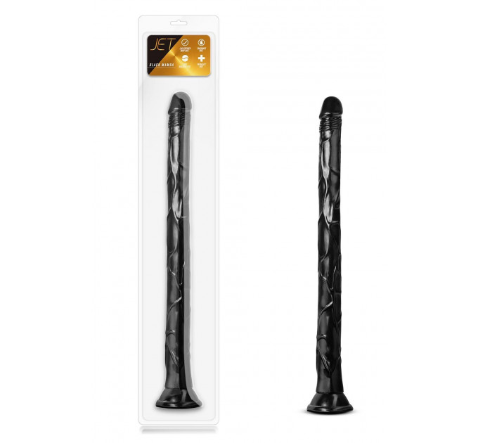 Фаллоимитатор JET BLACK MAMBA 48 см Черный