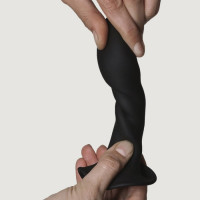 Фаллоимитатор термореактивный Adrien Lastic Hitsens 5 черный