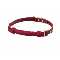 Кляп в форме жгута с узлами UPKO Desire for Mouth Bondage Collection, красный