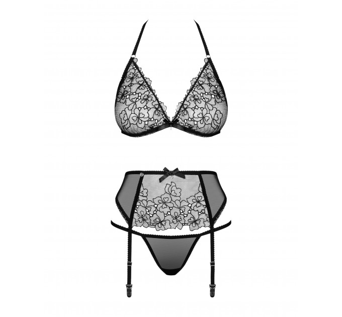 Комплект Obsessive UNIQUELLA THREE PIECES SET S / M