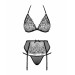 Комплект Obsessive UNIQUELLA THREE PIECES SET S / M