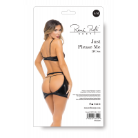 Комплект Rene Rofe Just Please Me, чорний, S/M
