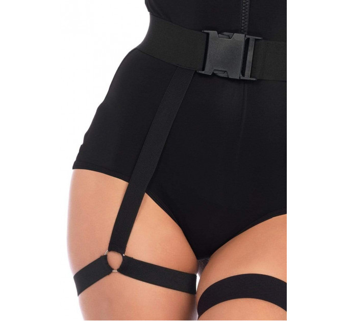 Костюм полицейской S Leg Avenue SWAT Babe, 5 предметов, черный