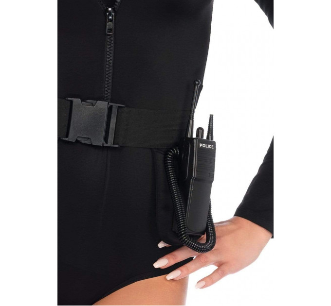 Костюм полицейской S Leg Avenue SWAT Babe, 5 предметов, черный