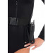 Костюм полицейской S Leg Avenue SWAT Babe, 5 предметов, черный