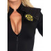 Костюм полицейской S Leg Avenue SWAT Babe, 5 предметов, черный
