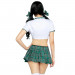 Костюм школьницы Miss Prep School Leg Avenue, 4 предмета, зеленый, XS