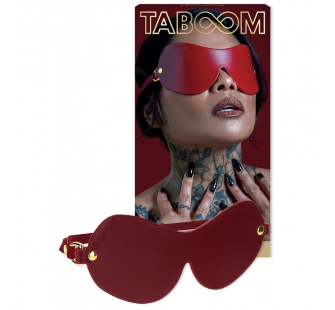 Маска с закрытыми глазами Taboom, красная