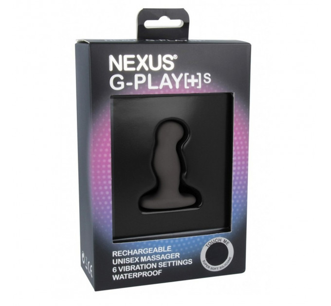 Масажер простати з вібрацією Nexus G-Play Plus Black, макс діаметр 2,3 см