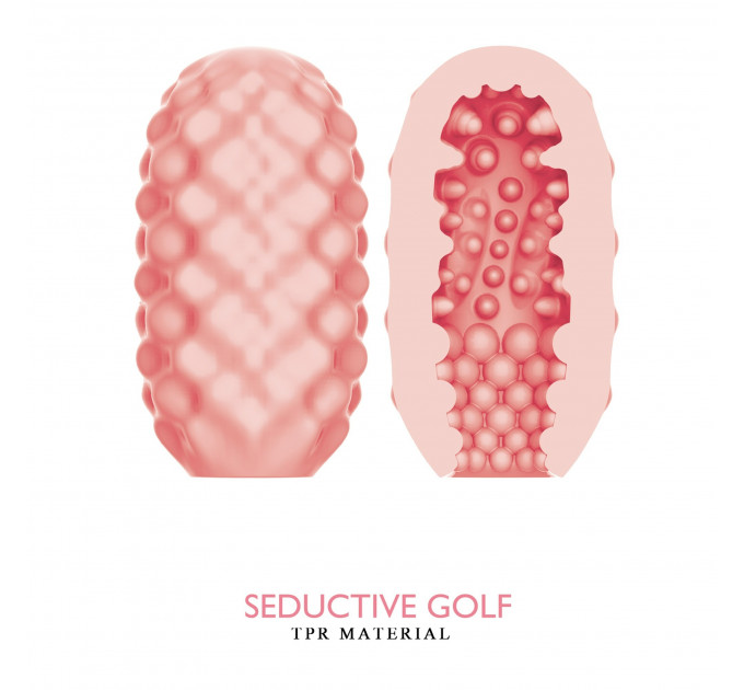 Мастурбатор мини в колбе, с рельефом из шариков Pretty Love Seductive Golf Cupid X Egg