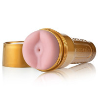 Масурбатор в колбе анус Fleshlight Pink Butt Stamina Training Unit (STU) (RP), рельефный, киберкожа