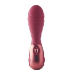 Мини вибратор рельефный Dream Toys Dinky Mini Vibrator Jody F бордовый, 12 см х 3.2 см