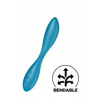 Мульти вібратор універсальний SATISFYER G-SPOT FLEX 1 блакитний