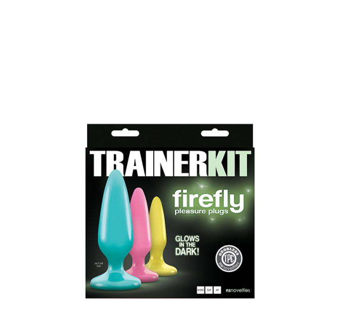Набор анальных пробок NS Novelties FIREFLY TRAINER KIT MULTICOLOR