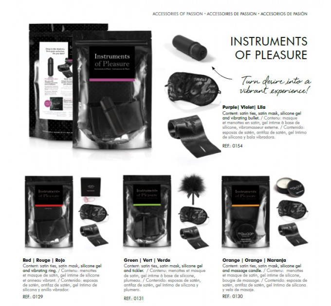 Набор для секса Instruments of Pleasure уровень фиолетовый Bijoux Indiscrets