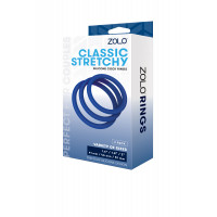 Набір ерекційних кілець ZOLO CLASSIC STRETCHY SILICONE COCK RING