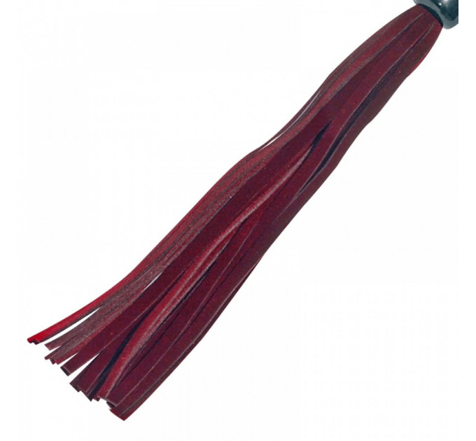 Плеть з петлею на рукояті Sex & Mischief бордова, 33 см - Enchanted Flogger