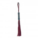 Плеть з петлею на рукояті Sex & Mischief бордова, 33 см - Enchanted Flogger