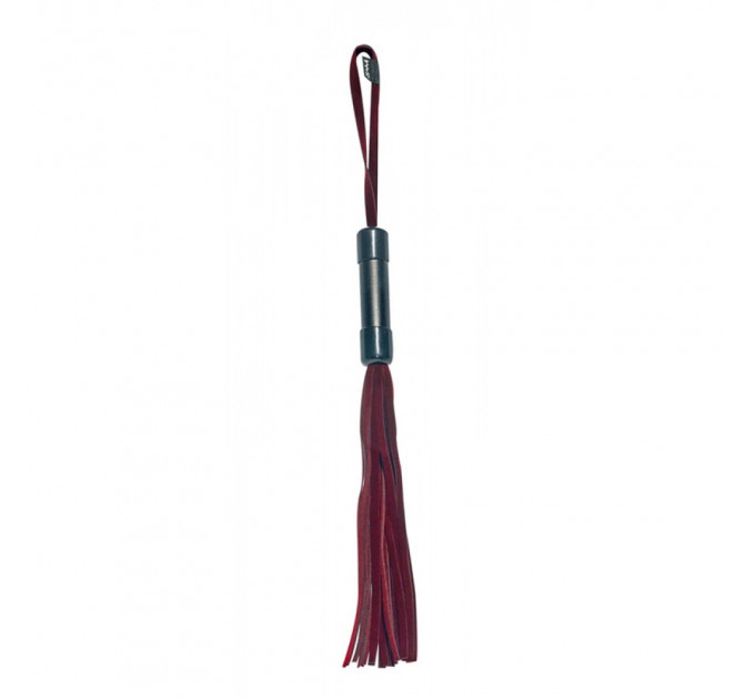 Плеть з петлею на рукояті Sex & Mischief бордова, 33 см - Enchanted Flogger