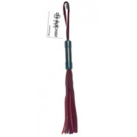 Плеть з петлею на рукояті Sex & Mischief бордова, 33 см - Enchanted Flogger