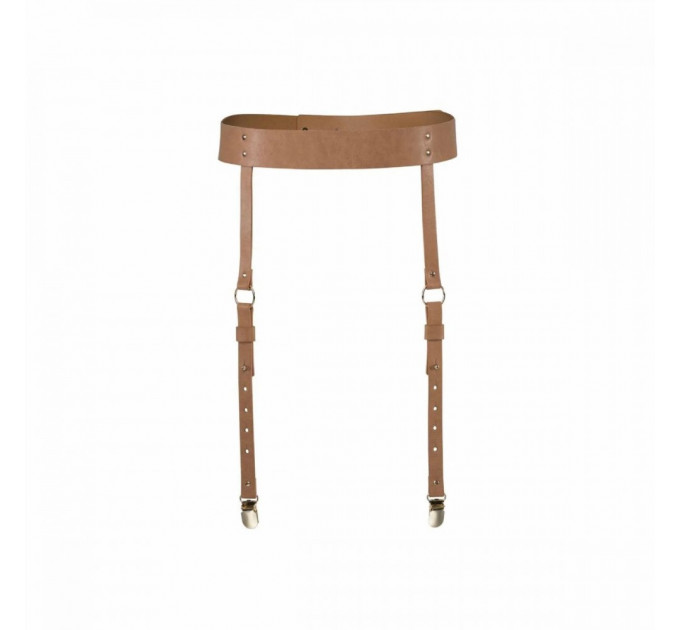 Подтяжки Bijoux Indiscrets MAZE - Suspender Belt Brown O\S