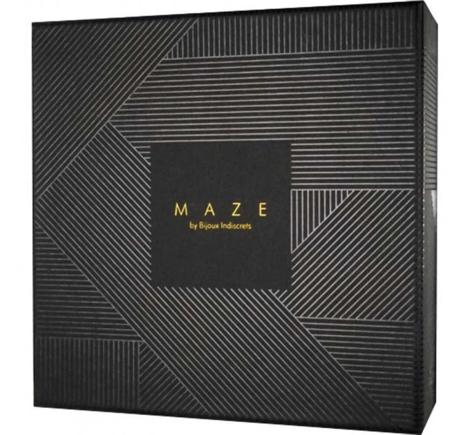 Портупея с перекрестным плетением на груди MAZE Bijoux Indiscrets бежевая