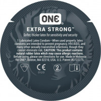 Набір презервативів One Extra Strong із потовщеними стінками (ціна за 5 шт.)