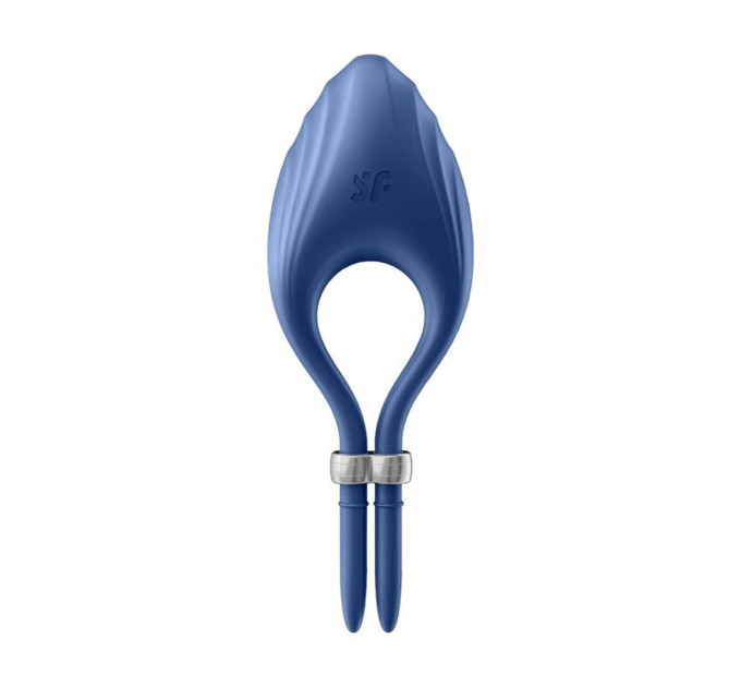 Регульоване ерекційне кільце з вібрацією Satisfyer Duelist blue