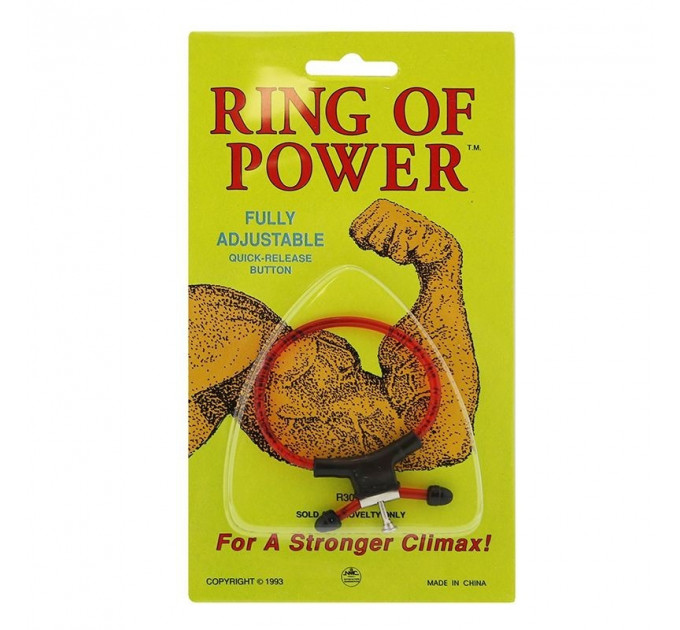 Регульоване ерекційне кільце NMC RING OF POWER ADJUSTABLE RING RED