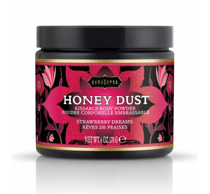 Съедобная пудра Kamasutra Honey Dust Strawberry Dreams 170ml