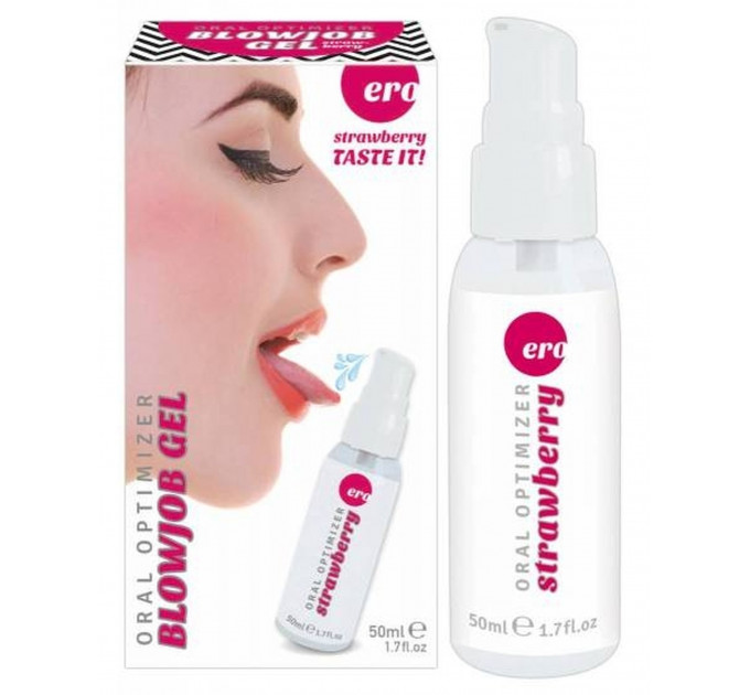 Стимулирующий оральный гель HOT Oral Optimizer Blowjob Gel Strawberry, 50 мл