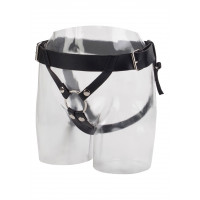 Трусики для страпону CalExotics Universal Love Rider Premium Ring Harness - Black