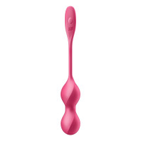 Вагинальные шарики с вибрацией Satisfyer Love Birds 2 работающие от приложения, розовые