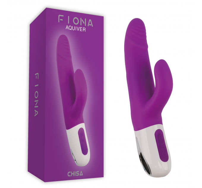 Вибратор кролик Chisa Fiona Royal Scepter с фрикциями, фиолетовый